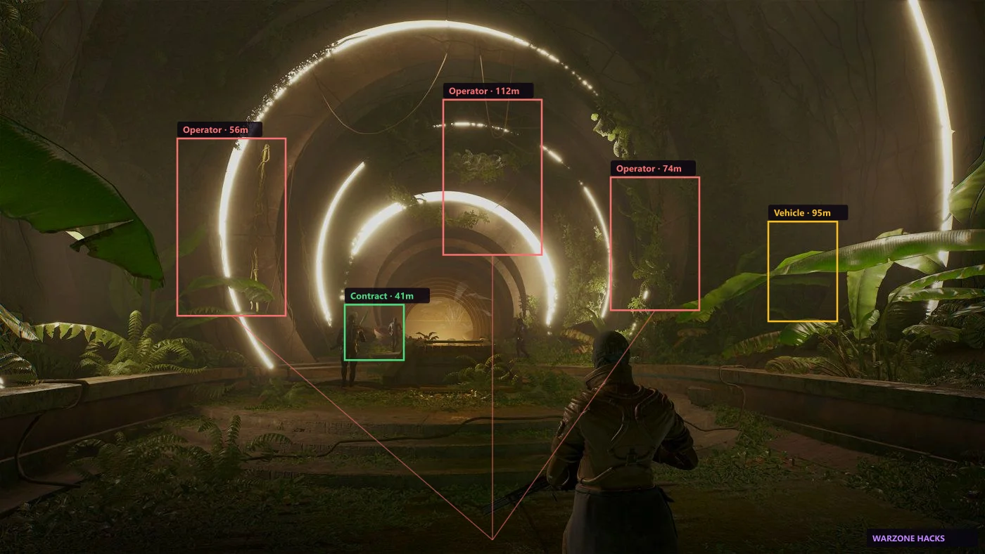 Wallhack outlines for soldiers and enemy players